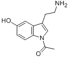 N-ACETYL-5-HYDROXYTRYPTAMINE Struktur