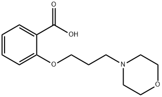 2-(3-Morpholin-4-yl-propoxy)-benzoic acid Struktur