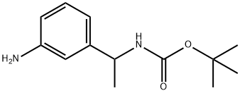 [1-(3-AMINO-PHENYL)-ETHYL]-CARBAMIC ACID TERT-BUTYL ESTER Struktur