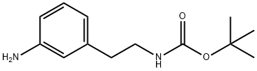 [2-(3-AMINO-PHENYL)-ETHYL]-CARBAMIC ACID TERT-BUTYL ESTER Structure