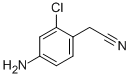 2-(4-AMINO-2-CHLOROPHENYL)ACETONITRILE Struktur