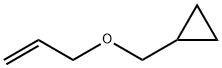 (2-Propenyloxy)methylcyclopropane Struktur