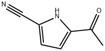 Pyrrole-2-carbonitrile, 5-acetyl- (6CI,8CI) Struktur