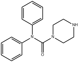 PIPERAZINE-1-CARBOXYLIC ACID DIPHENYLAMIDE Struktur