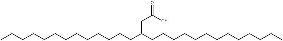 3-TRIDECYLHEXADECANOIC ACID Struktur