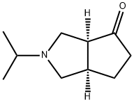 Cyclopenta[c]pyrrol-4(1H)-one, hexahydro-2-(1-methylethyl)-, cis- (9CI) Struktur