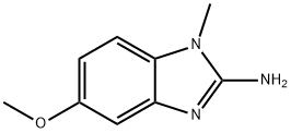 2-Amino-5-methoxy-1-methylbenzimidazole Struktur