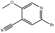 2-Bromo-5-methoxyisonicotinonitrile Struktur