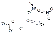 potassium uranyl nitrate Struktur