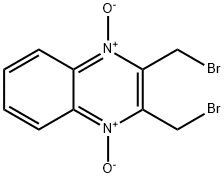 2,3-BIS(BROMOMETHYL)QUINOXALINE 1,4-DIOXIDE Struktur