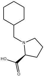 1-CYCLOHEXYLMETHYL-PYRROLIDINE-2-CARBOXYLIC ACID HYDROCHLORIDE Struktur