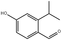 Benzaldehyde, 4-hydroxy-2-(1-methylethyl)- (9CI) Struktur