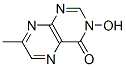 3-Hydroxy-7-methylpteridin-4(3H)-one Struktur