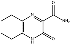 5,6-diethyl-3-hydroxypyrazine-2-carboxaMide Struktur