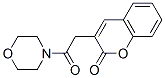 3-[(Morpholinocarbonyl)methyl]coumarin Struktur