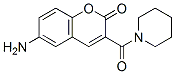 6-Amino-3-(piperidinocarbonyl)coumarin Struktur