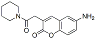 6-Amino-3-[(piperidinocarbonyl)methyl]coumarin Struktur