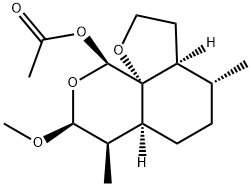 ArteMether Tetrahydrofuran Acetate Struktur