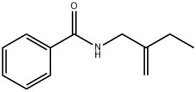 Benzamide,  N-(2-methylenebutyl)- Struktur