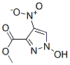 1H-Pyrazole-3-carboxylicacid,1-hydroxy-4-nitro-,methylester(9CI) Struktur