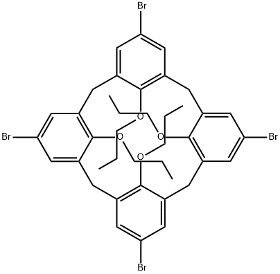 5,11,17,23-TETRABROMO-25,26,27,28-TETRAPROPOXYCALIX[4!ARENE, 98 Struktur