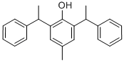 2,6-bis(1-phenylethyl)-p-cresol  Struktur