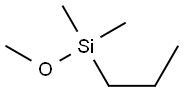 DIMETHYLMETHOXY-N-PROPYLSILANE Struktur