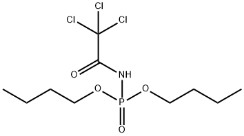 N-(Trichloroacetyl)phosporamidic acid dibutyl ester Struktur