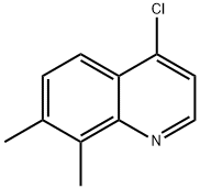 4-CHLORO-7,8-DIMETHYLQUINOLINE Struktur