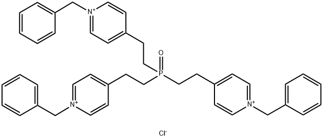 tris[2-(1-benzylpyridin-4-yl)ethyl]phosphane trichloride Struktur