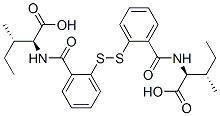 N,N''-[DITHIOBIS(O-PHENYLENECARBONYL)]BIS-L-ISOLEUCINE Struktur