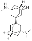 N,N'-Dimethyl-1,1'-biadamantane-3,3'-diamine Struktur