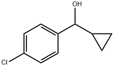 4-chloro-alpha-cyclopropylbenzyl alcohol  Struktur