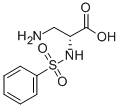 3-Amino-(2R)-phenylsulfonylaminopropionicacid Struktur