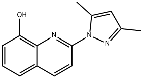 2-(3,5-DIMETHYL-1H-PYRAZOL-1-YL)QUINOLIN-8-OL Struktur