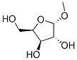 .alpha.-D-Xylofuranoside, methyl Struktur