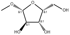 .beta.-D-Xylofuranoside, methyl Structure