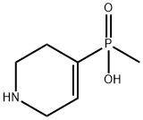 (1,2,5,6-TETRAHYDROPYRIDIN-4-YL)METHYLPHOSPHINIC ACID Struktur