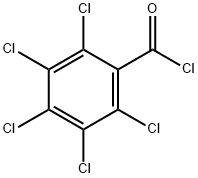 PENTACHLOROBENZOYL CHLORIDE Struktur