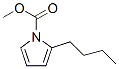 1H-Pyrrole-1-carboxylic  acid,  2-butyl-,  methyl  ester Struktur