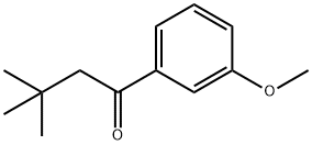 3,3-DIMETHYL-3'-METHOXYBUTYROPHENONE Struktur