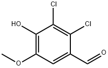 5,6-DICHLOROVANILLIN Struktur