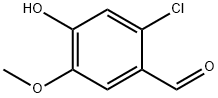 2-CHLORO-4-HYDROXY-5-METHOXY-BENZALDEHYDE Struktur