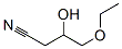 4-Ethoxy-3-hydroxybutyronitrile Struktur