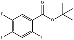 tert-butyl 2,4,5-trifluorobenzoate Struktur