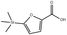 5-Trimethylsilyl-2-furoic acid Struktur