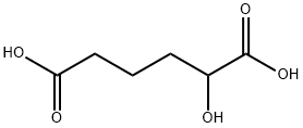 2-ヒドロキシヘキサン二酸 化學(xué)構(gòu)造式