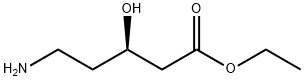 (R)-5-AMINO-3-HYDROXY-PENTANOIC ACID ETHYL ESTER Struktur