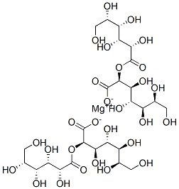 (D-gluconato-O1,O2)(D-glycero-D-gluco-heptonato-O1,O2)magnesium Struktur