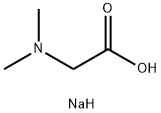 N N-DIMETHYLAMINOACETIC ACID SODIUM SALT Struktur